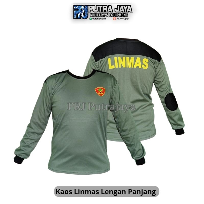 KAOS LINMAS LENGAN PANJANG TERBARU / KAOS LINMAS DECKER LENGAN PANJANG