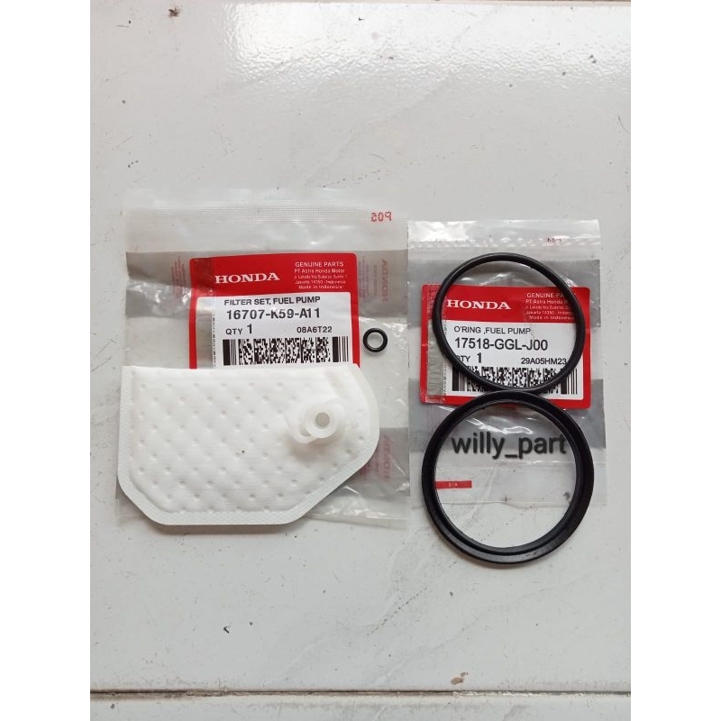 Filter Fuel Pump + Pampers + Oring Fuel Pump Vario 150 Fi Led K59