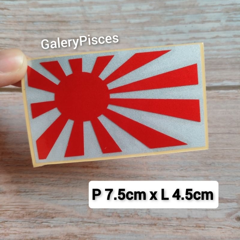 stiker cutting bendera jepang japan sticker motor