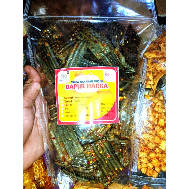 

kerupuk jengkol pedas legeg 100gr