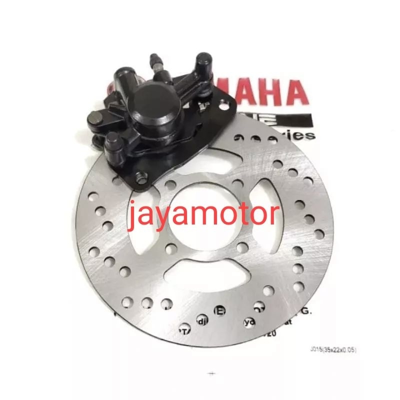 piringan cakram depan+kaliper depan Yamaha Xeon karbu,Xeon rc,xeon gt 125,Mio sporty new,soul gt 115