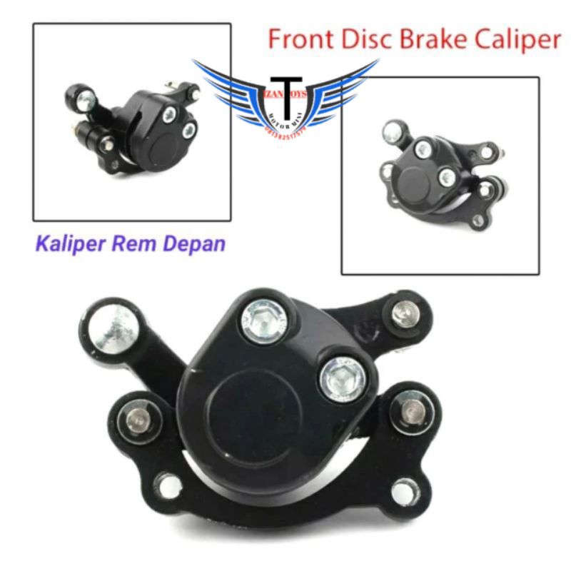 Kaliper rem depan motor mini trail/mini gp/mini scoopy 50cc
