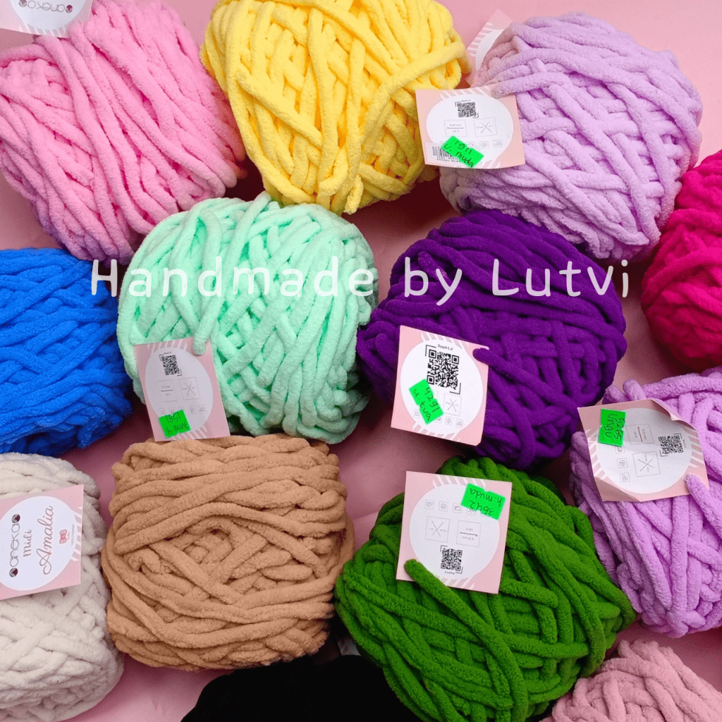 Benang rajut chenille benang chenille benang tas sulam chenille bahan tas canvas benang bulky bahan