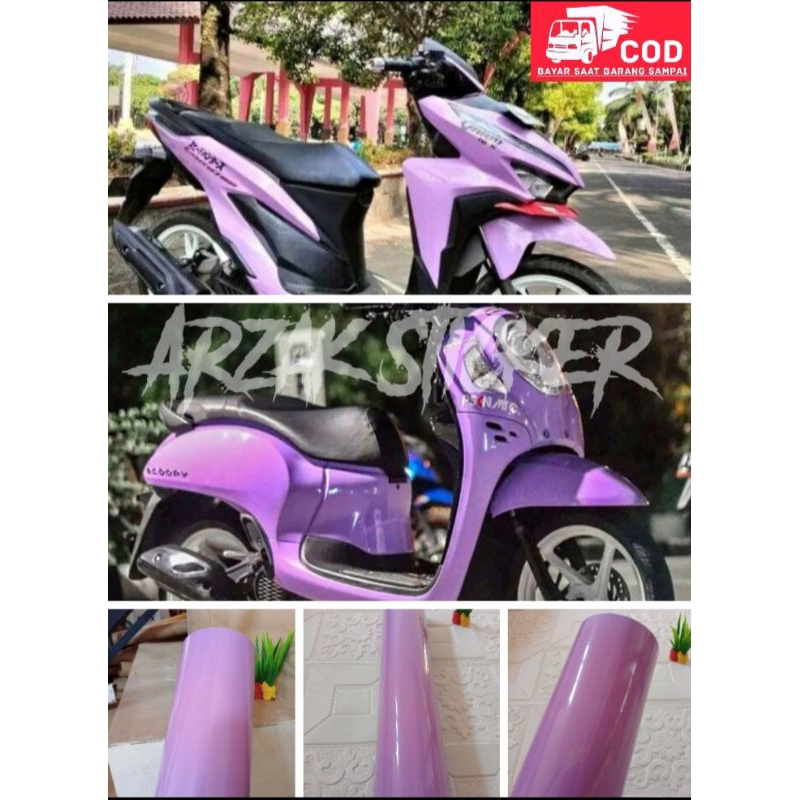 STICKER SKOTLET UNGU LILAC/STICKER UNGU GLOSSY/SKOTLET UNGU TARO
