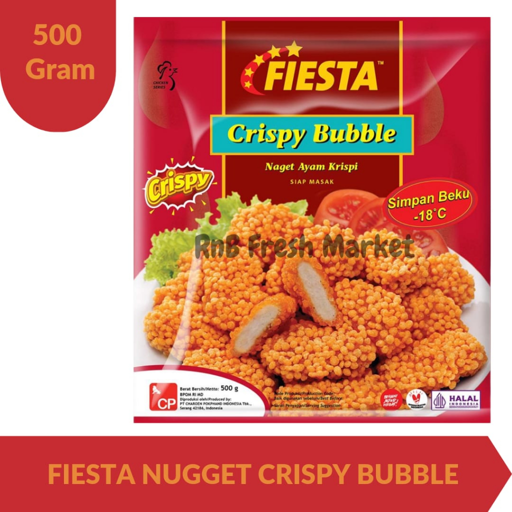 

Fiesta Nugget Crispy Bubble 500 Gram