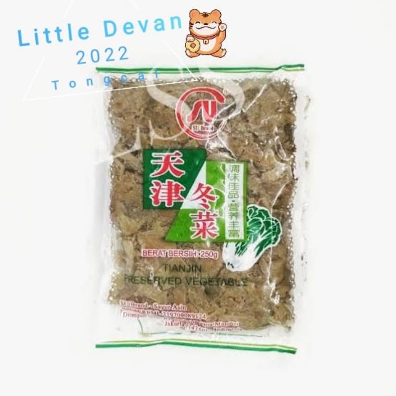 

tong jai, dong jai, sawi putih asin SU brand 250 gr