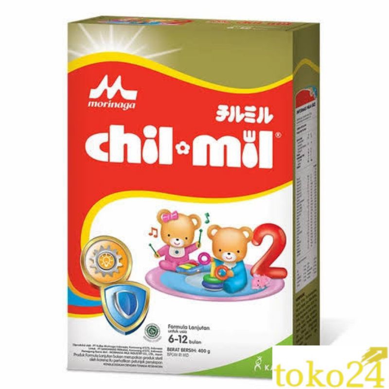 Morinaga Chil-Mil Gold 2 Plain 400 gr Susu Bayi 6 - 12 Bulan