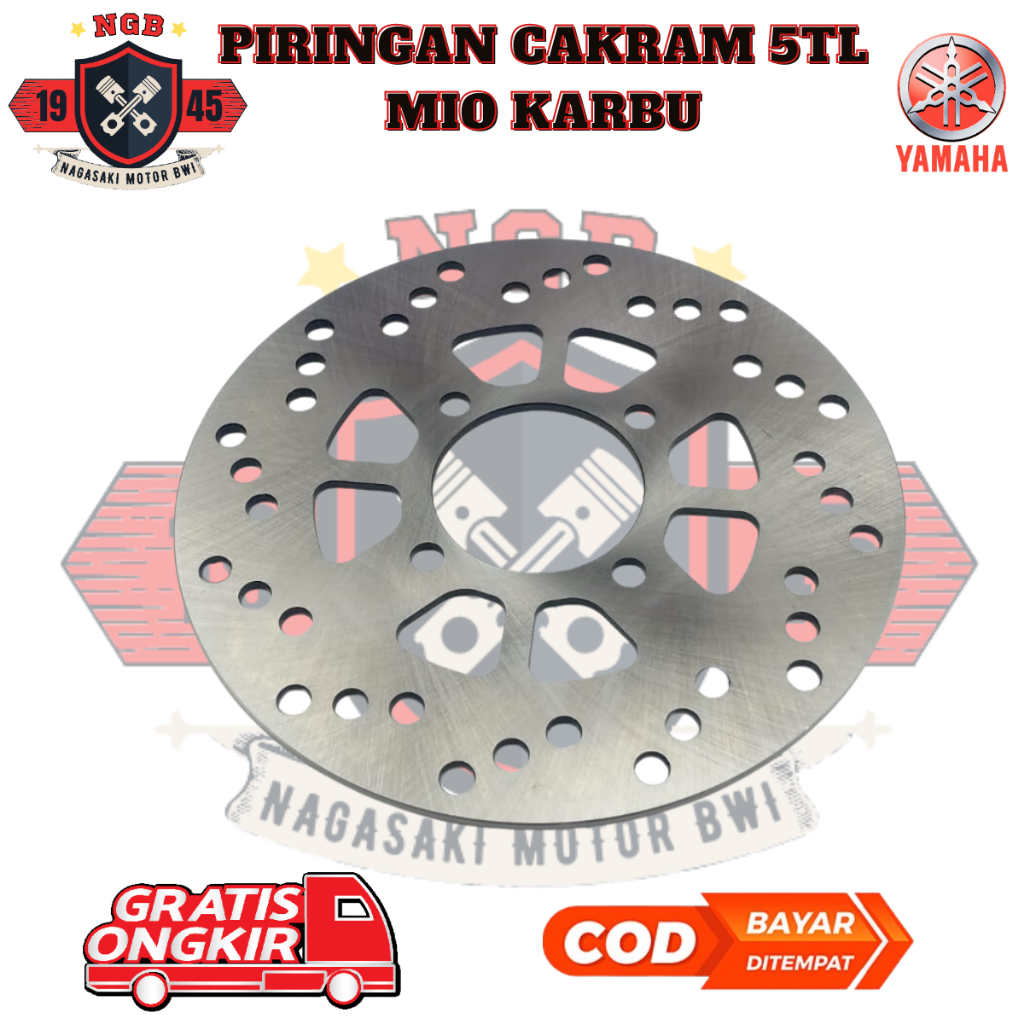 piringan cakram mio - piringan cakram mio sporty - piringan cakram mio smile - disc mio karbu 5TL