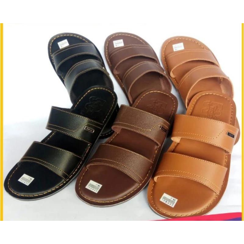 sandal pria selop kulit sandal selop pria nevada