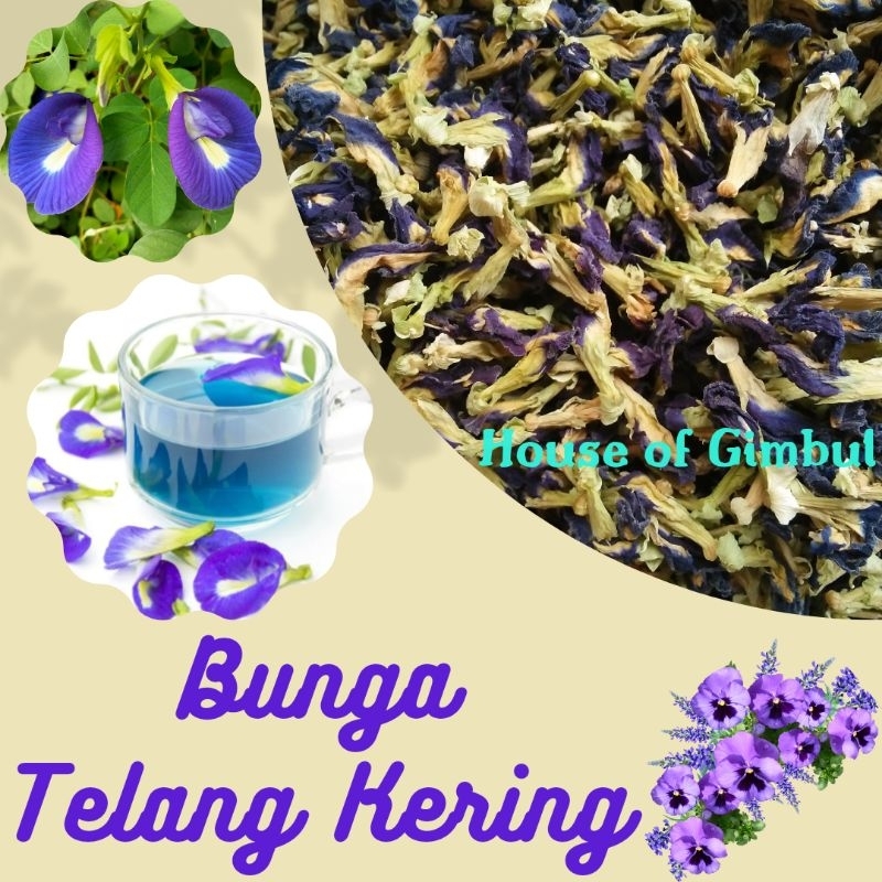 Bunga Telang Kering 500 gram