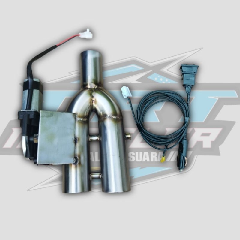 Valvetronic exhaust model 2 katup untuk merubah suara racing ke standart atau sebaliknya (bayar COD)