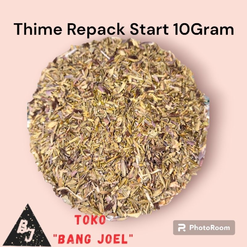 

Thime Repack 10 Gram / Thime Leaves / Daun Time Kering 10 Gram / Rempah Rempah Masakan / Campuran Makanan