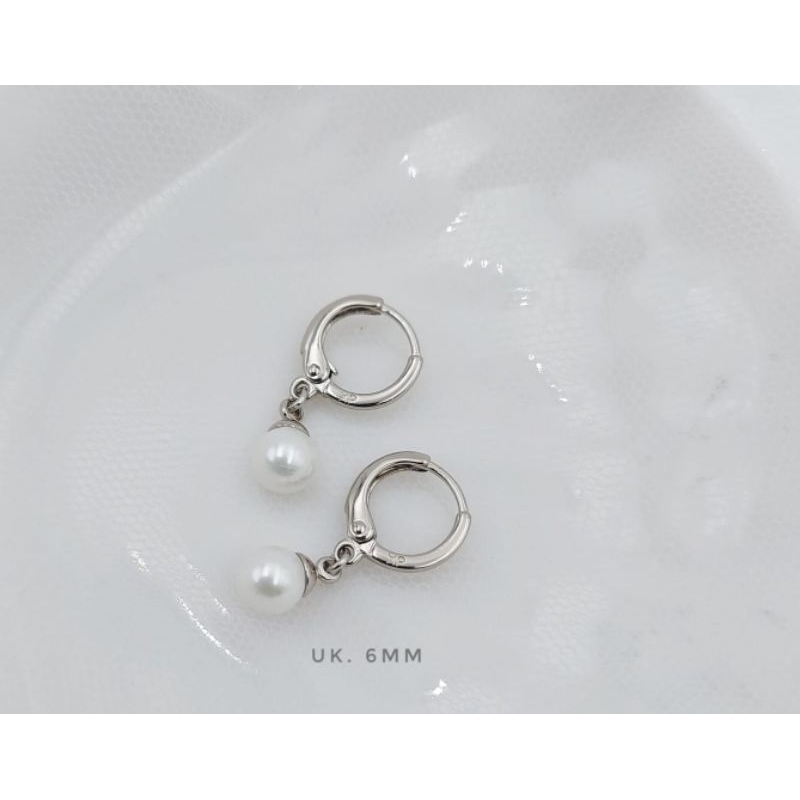 Anting Jurai Mutiara Putih Xuping