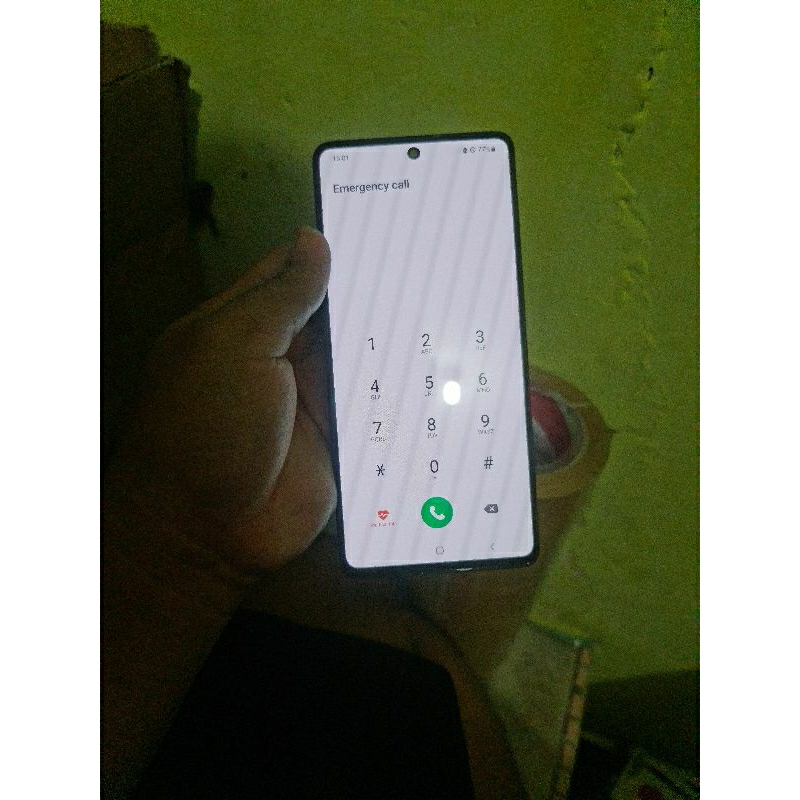 LCD SAMSUNG A71 ORIGINAL CABUTAN MINUS TOMBOL RECENT,BACK,DAN HOME TIDAK MAU