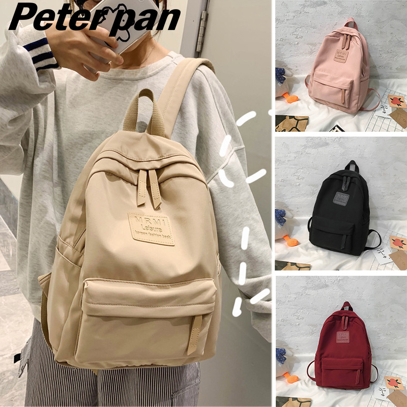 Tas Ransel Wanita Korean Style Backpack/Ransel Sekolah Wanita SMP SMA Polos/Sekolah Perempuan