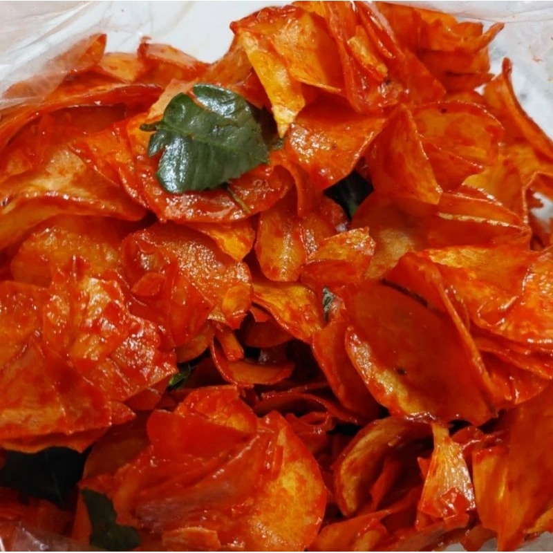 

KRIPIK SINGKONG LENGKET DAUN JERUK 250GR. Murah!!