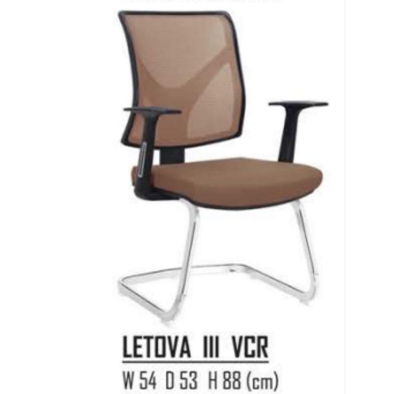 KURSI KANTOR MEETING INDACHI LETOVA III VCR KURSI HADAP KAKI U KURSI KANTOR RAPAT KURSI KERJA