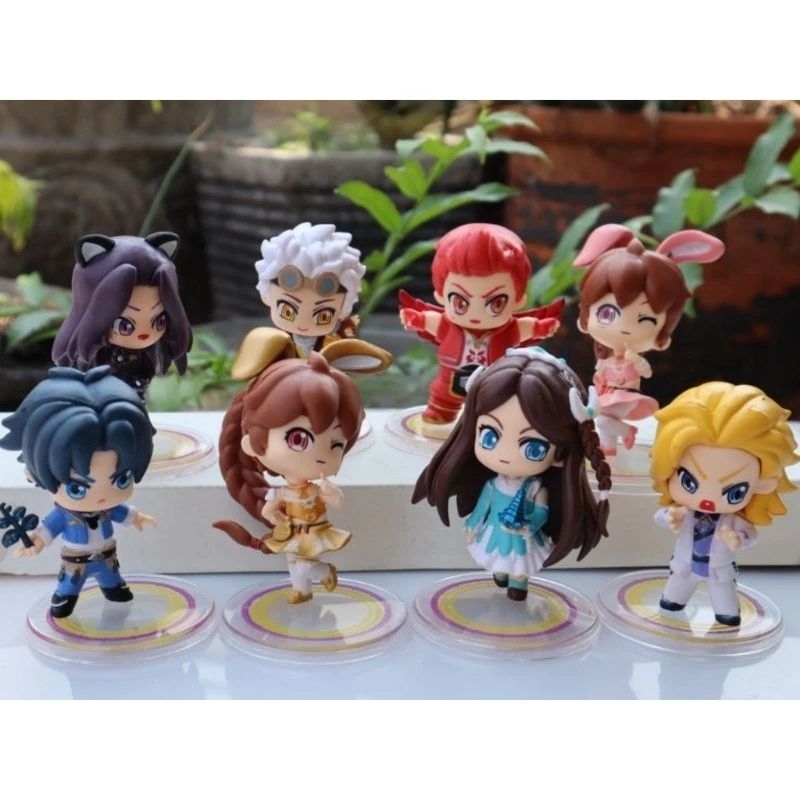 Action Figure Soul Land Duolo Tang San set 8pcs.  murah pas buat kado
