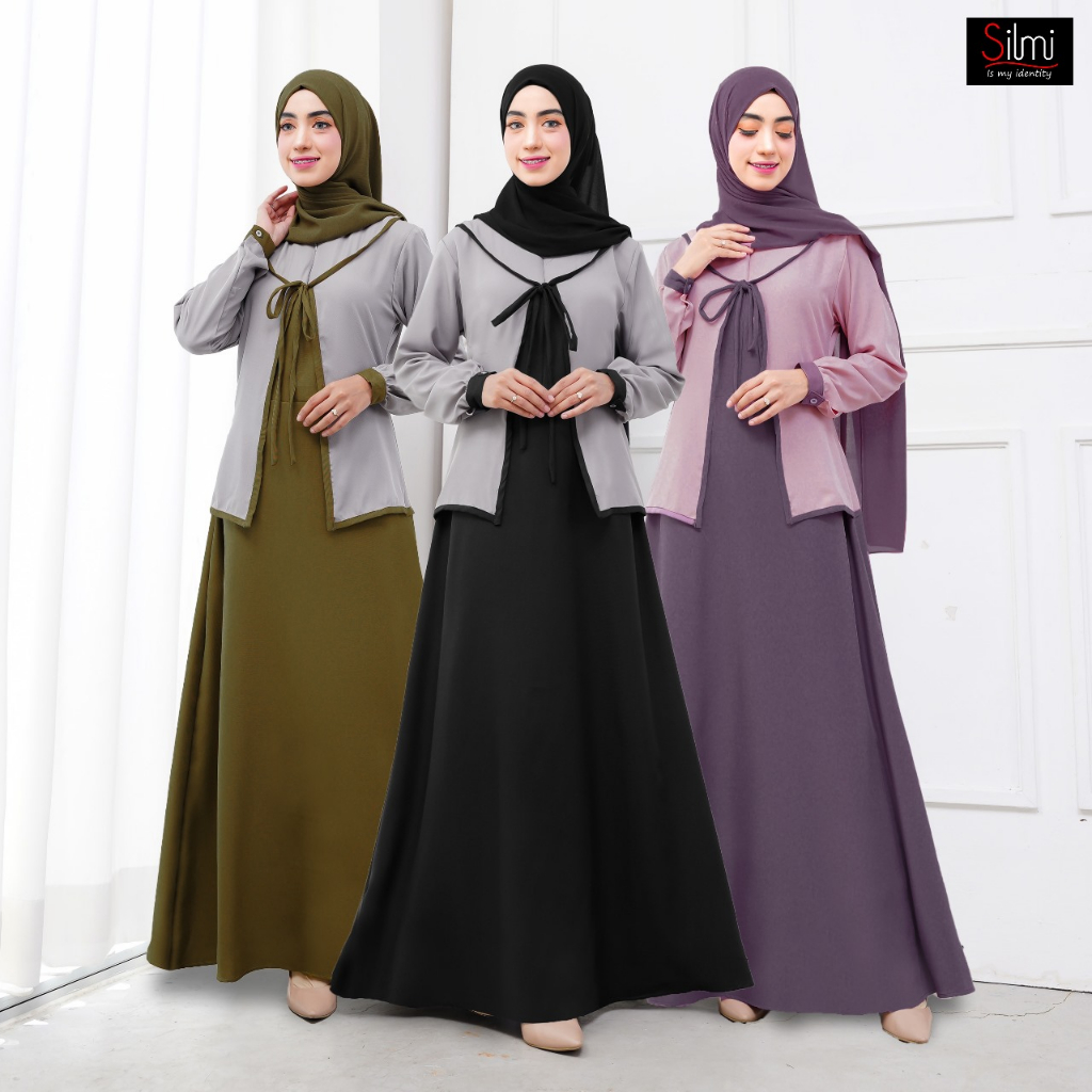 GAMIS KEISYA SILMI - BUSANA MUSLIM SERAGAM