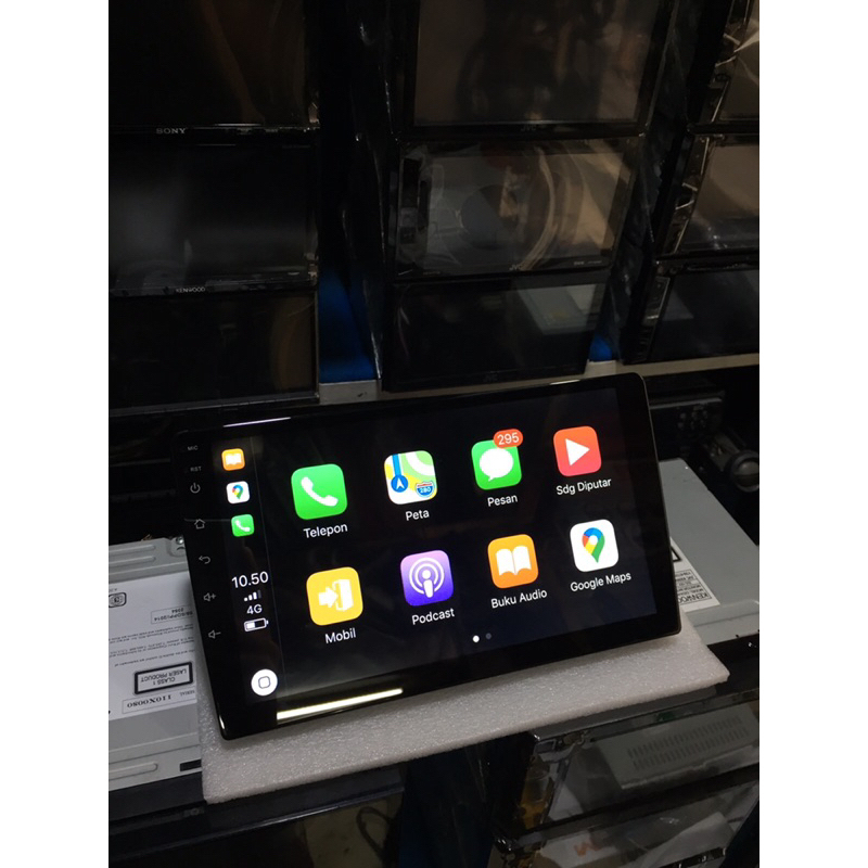 Head unit android 9 inch ram 4 Gb rom 64 Gb carplay android auto