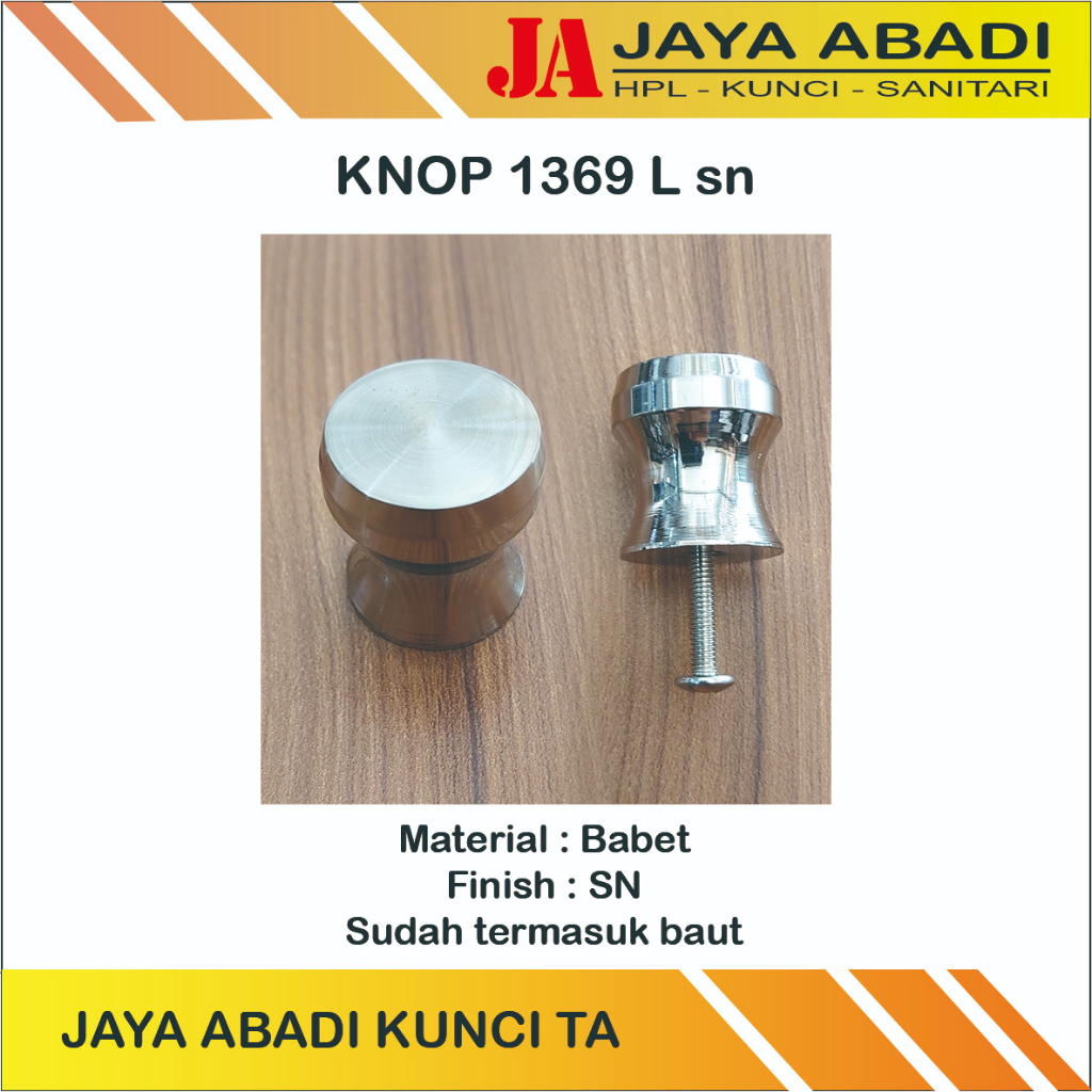 HANDLE TARIKAN LACI BULAT/KNOP BULAT PUTIH/HITAM
