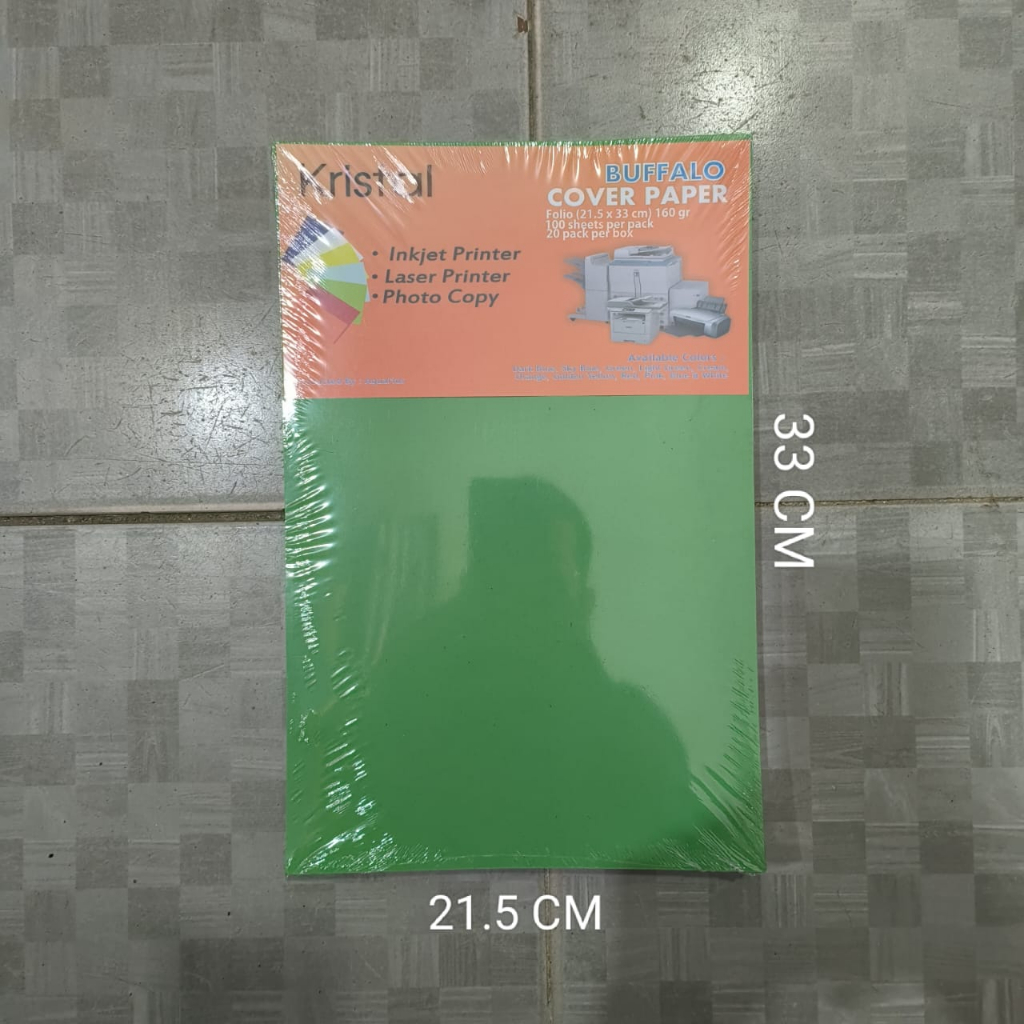 

Kertas Jeruk / Cover Jeruk F4 / isi 100 lembar - HIJAU DAUN