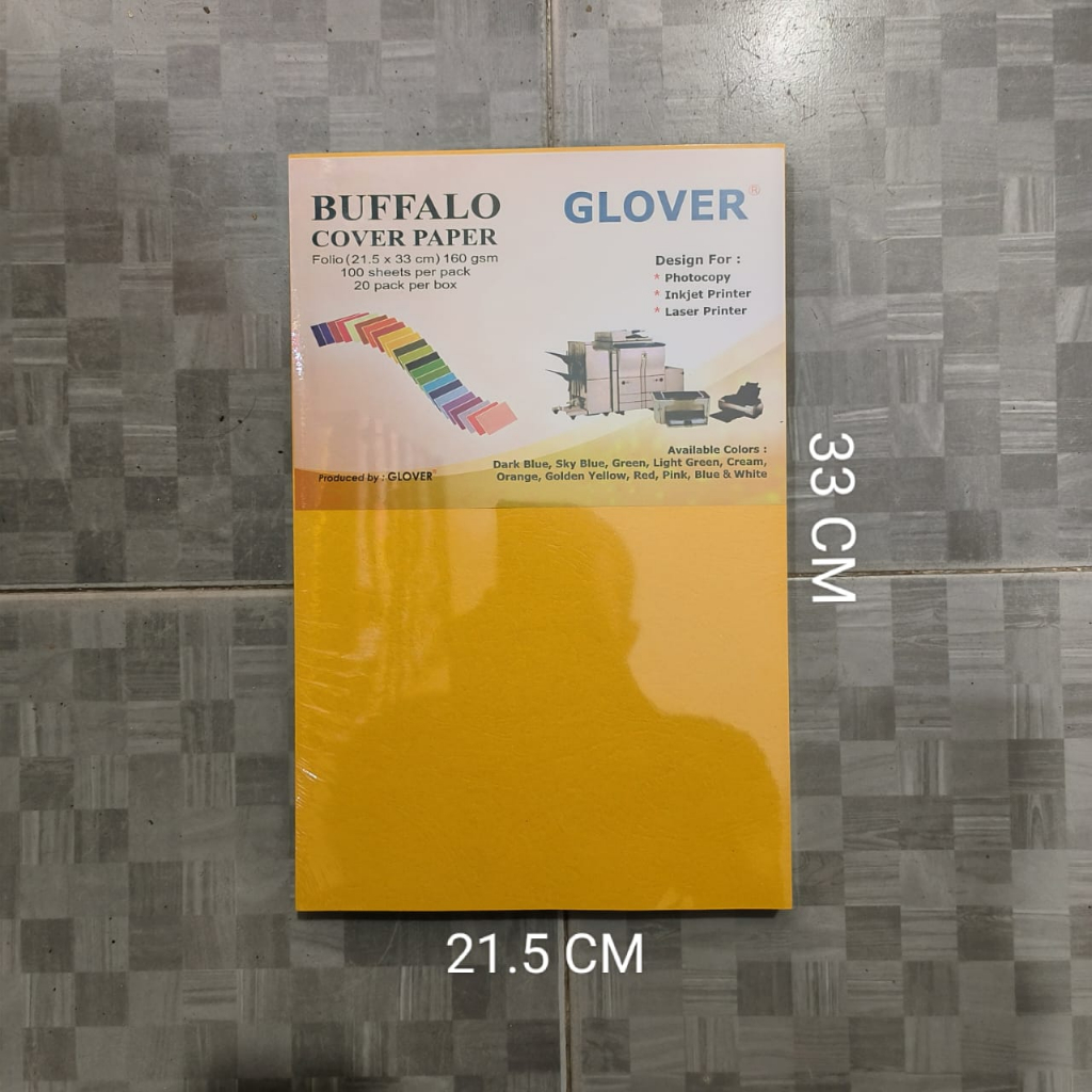 

Kertas Jeruk / Cover Jeruk F4 / isi 100 lembar - KUNING