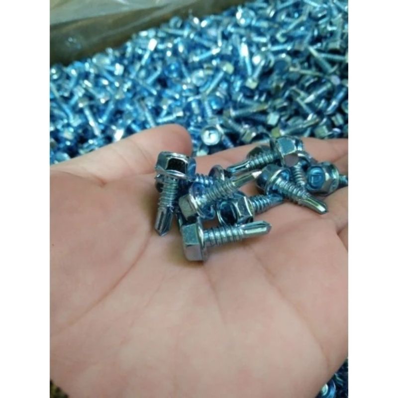 (Kode:LI10x19) BAUT MOON LION "L" 10x19 isi 1000 pcs baut baja ringan