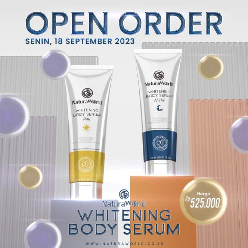 WHITENING BODY SERUM NATURA WORLD