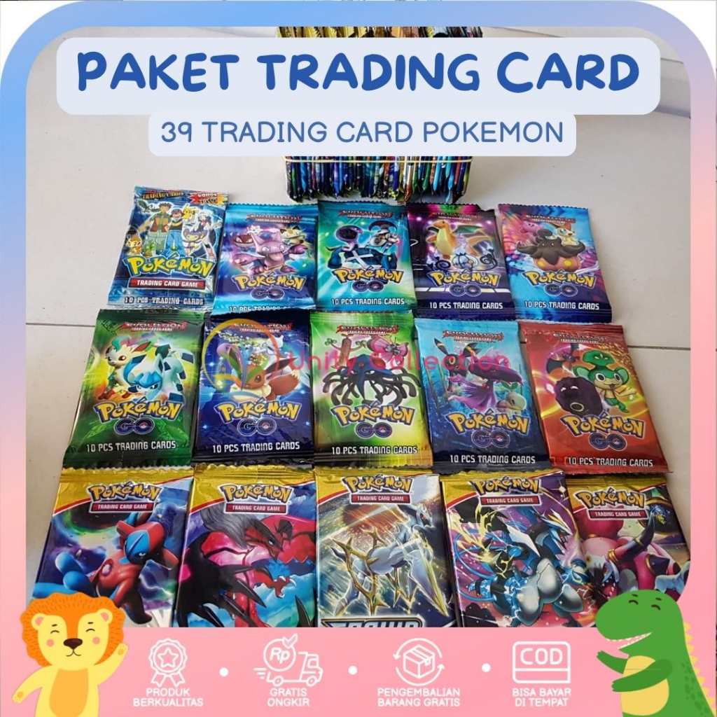 Paket 39n Trading Card Pokemon