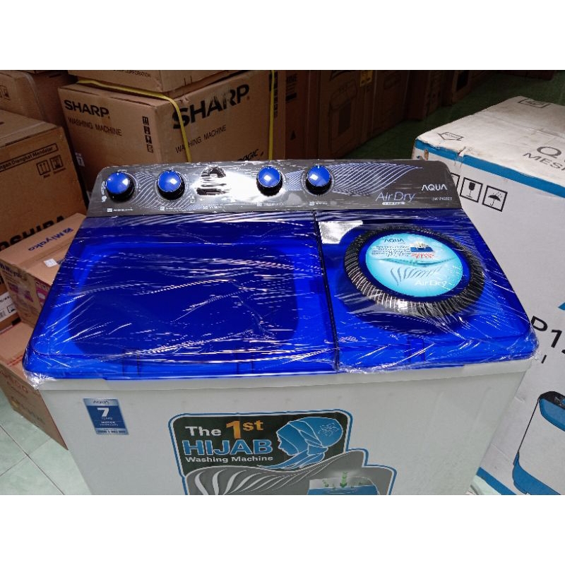 Mesin Cuci Aqua 2 tabung kapasitas 12kg jumbo