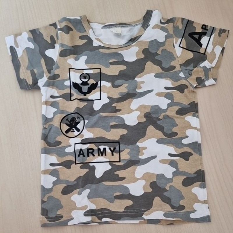 Baju army cewek cowok sz 5