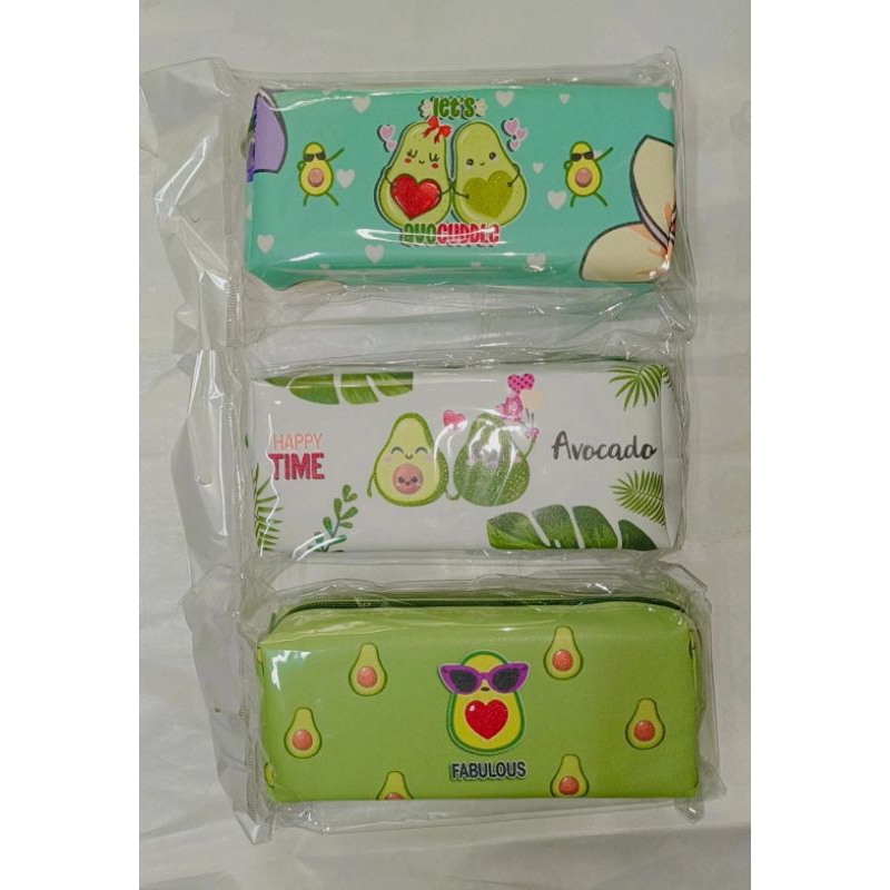 

PENCIL CASE/TEMPAT PENSIL/KOTAK PENSIL KAIN RESLETING AVOCADO SPJ-124