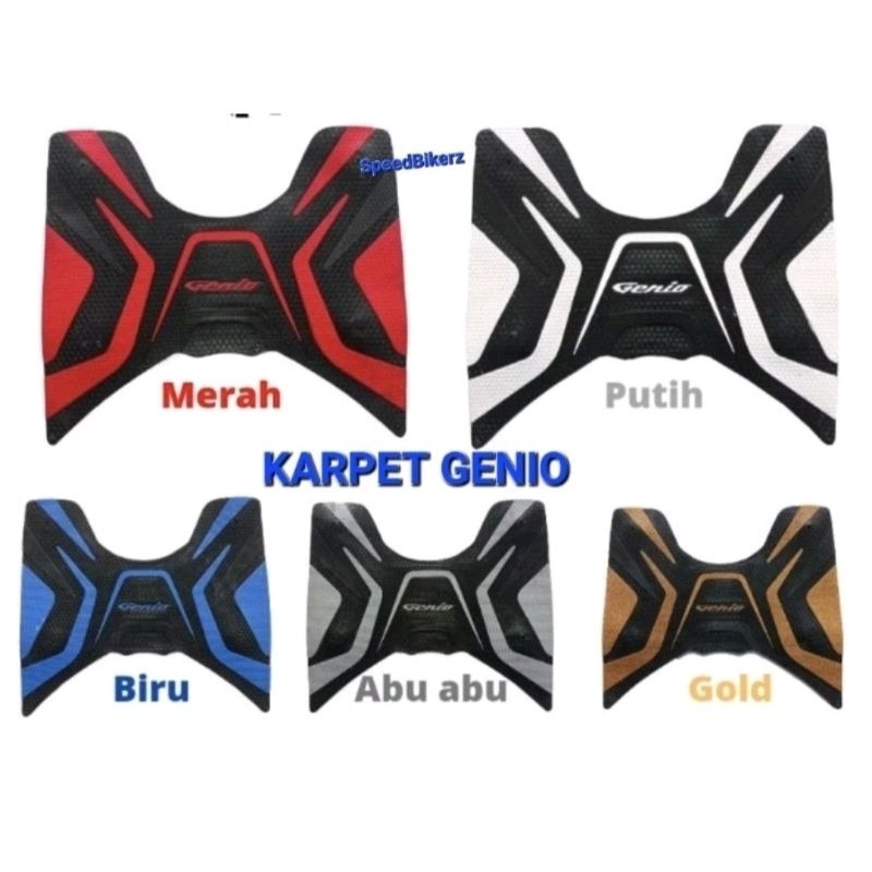 karpet genio 2017 - 2023 alas kaki motor genio Alas motor GENIO