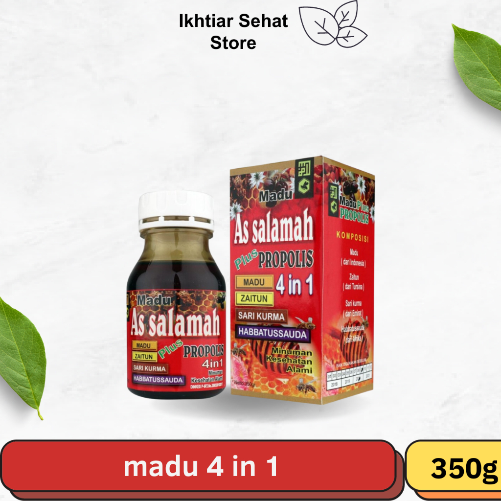 

Madu Asalamah 4in1 madu sinergi herbal