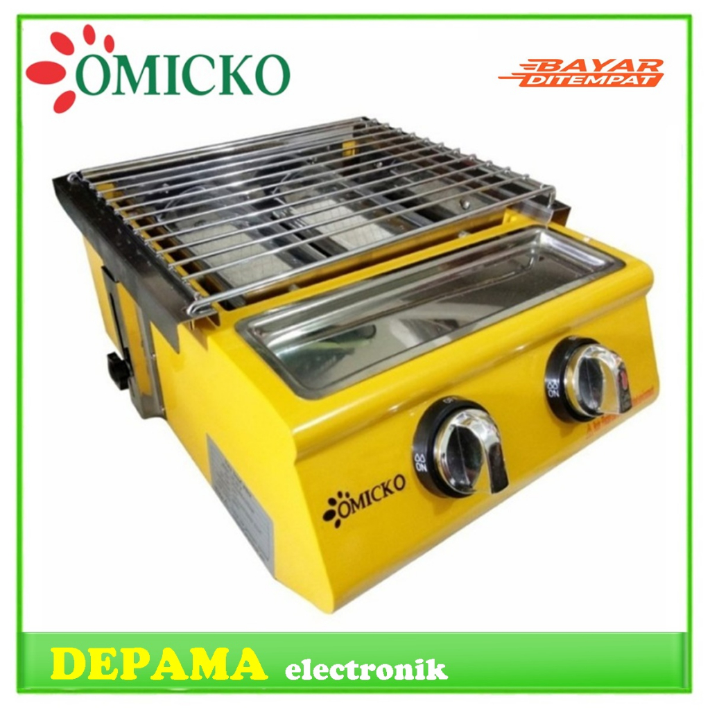 KOMPOR PANGANGAN SOSIS/BAKARAN SERBAGUNA OMICKO 2 Tungku