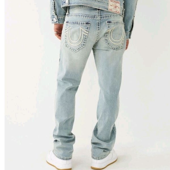 Celana panjang pria TRUE RELIGION RICKY SUPER T NF ROPE HS ORIGINAL