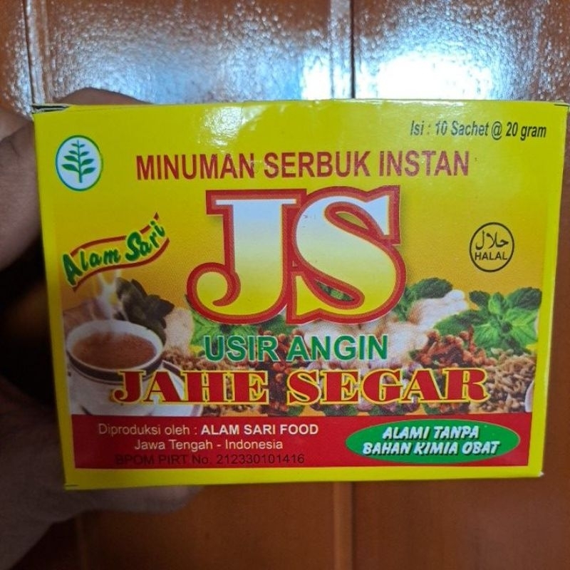 

JS Jahe Segar Minuman Untuk Mengusir Angin Perut kembung & Untuk Kesegaran Badan Meriang