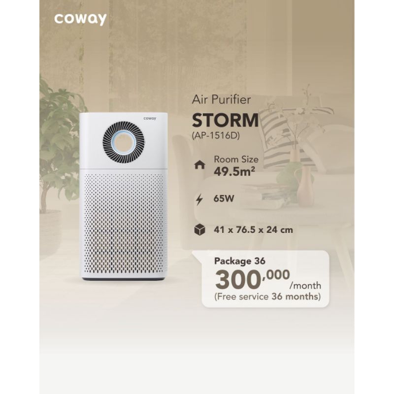 coway air purifier Storm AP-1516D Paket 36