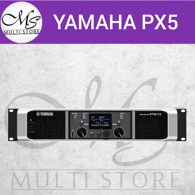 Amp Pengkuat Yamaha PX5 - 2 Kanal, 500 Watt per Kanal, Frekuensi 20Hz-20kHz