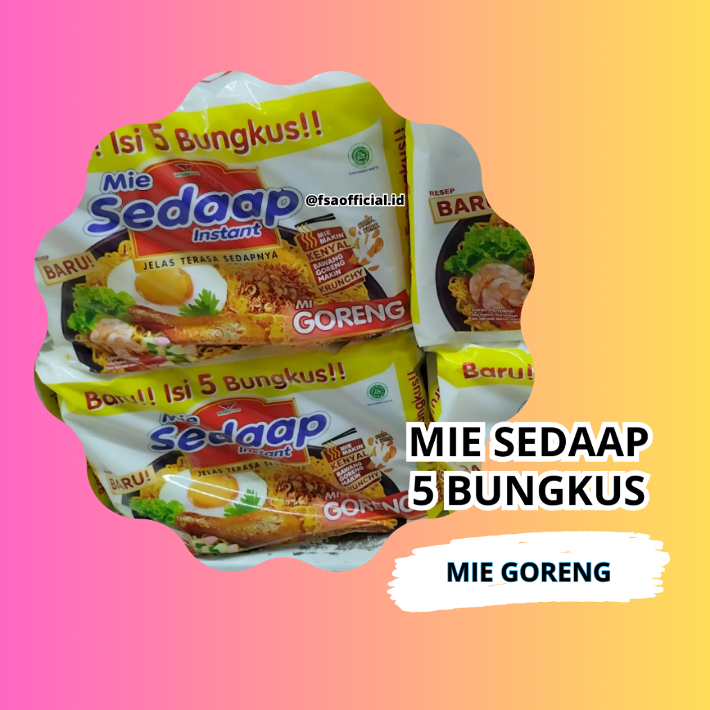 

MIE SEDAAP GORENG 5 BUNGKUS