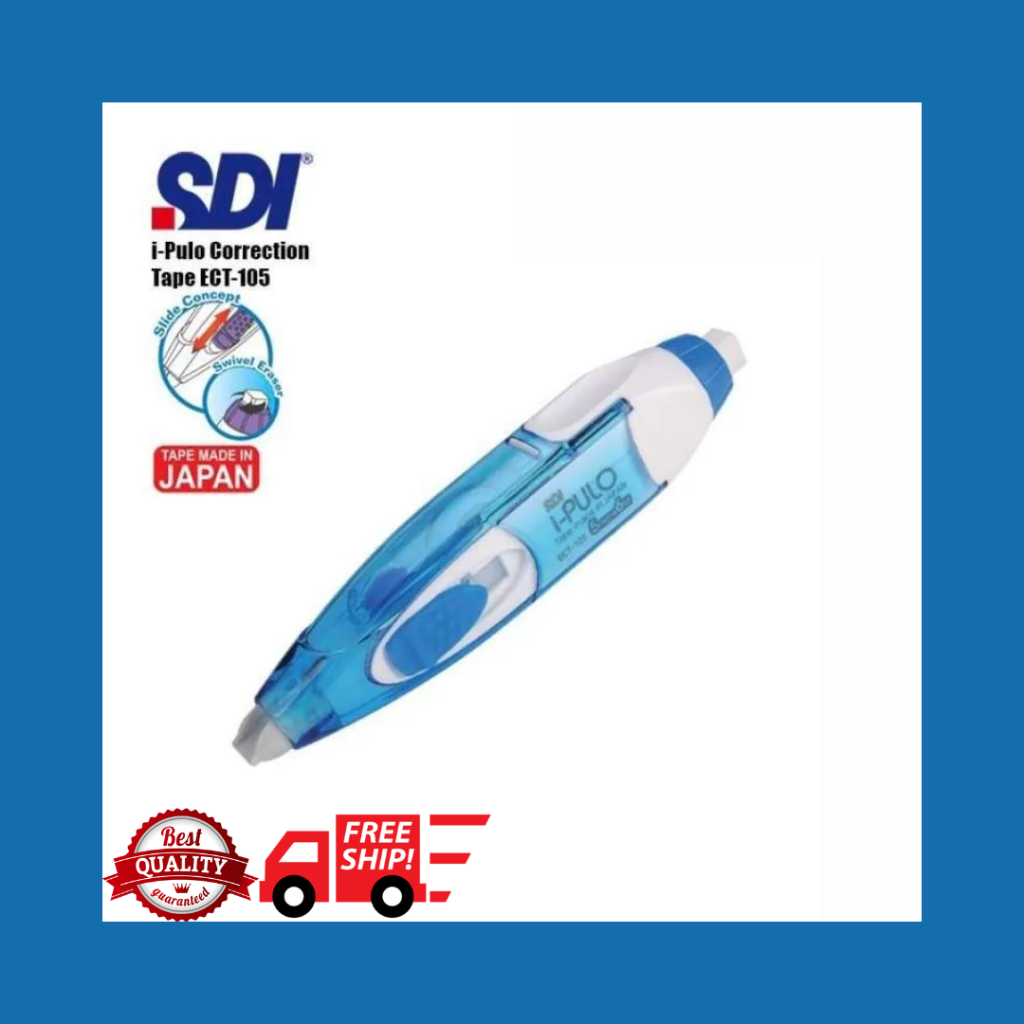 

CORRECTION TAPE + ERASER SDI-105