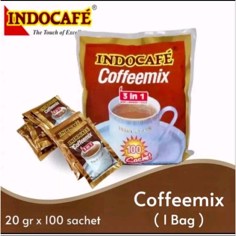 

INDOCAFE Coffemix Isi 100 sachet (10 renceng)