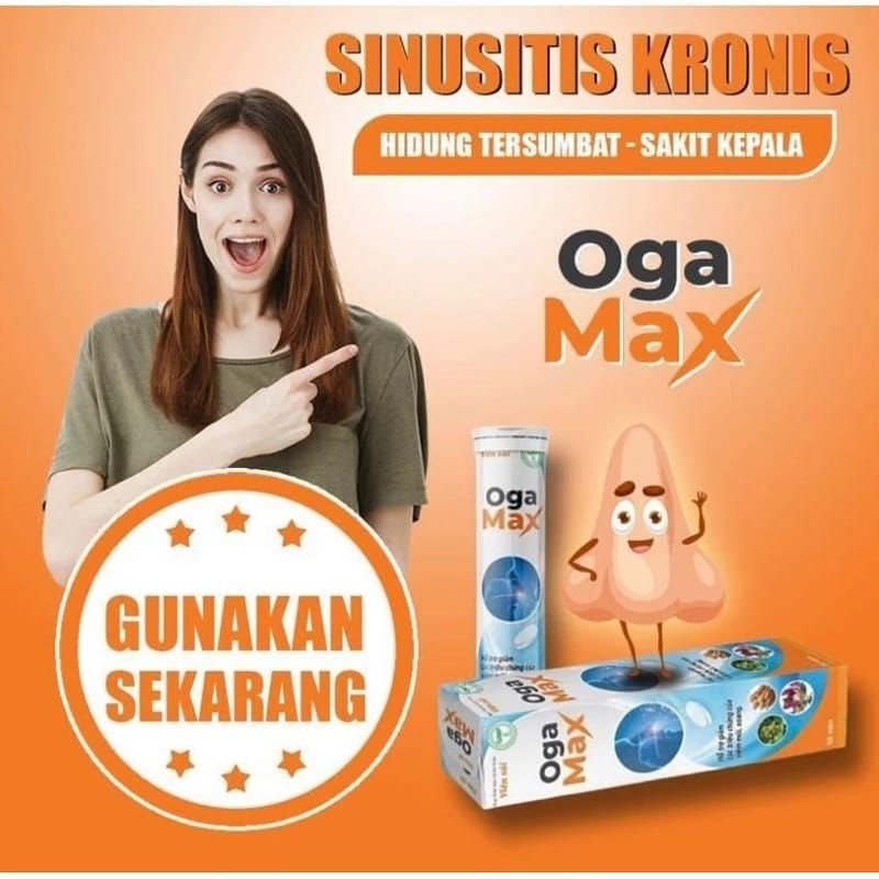 OGAMAX PLUS pengobatan Sinusitis , alergi ORIGINAL