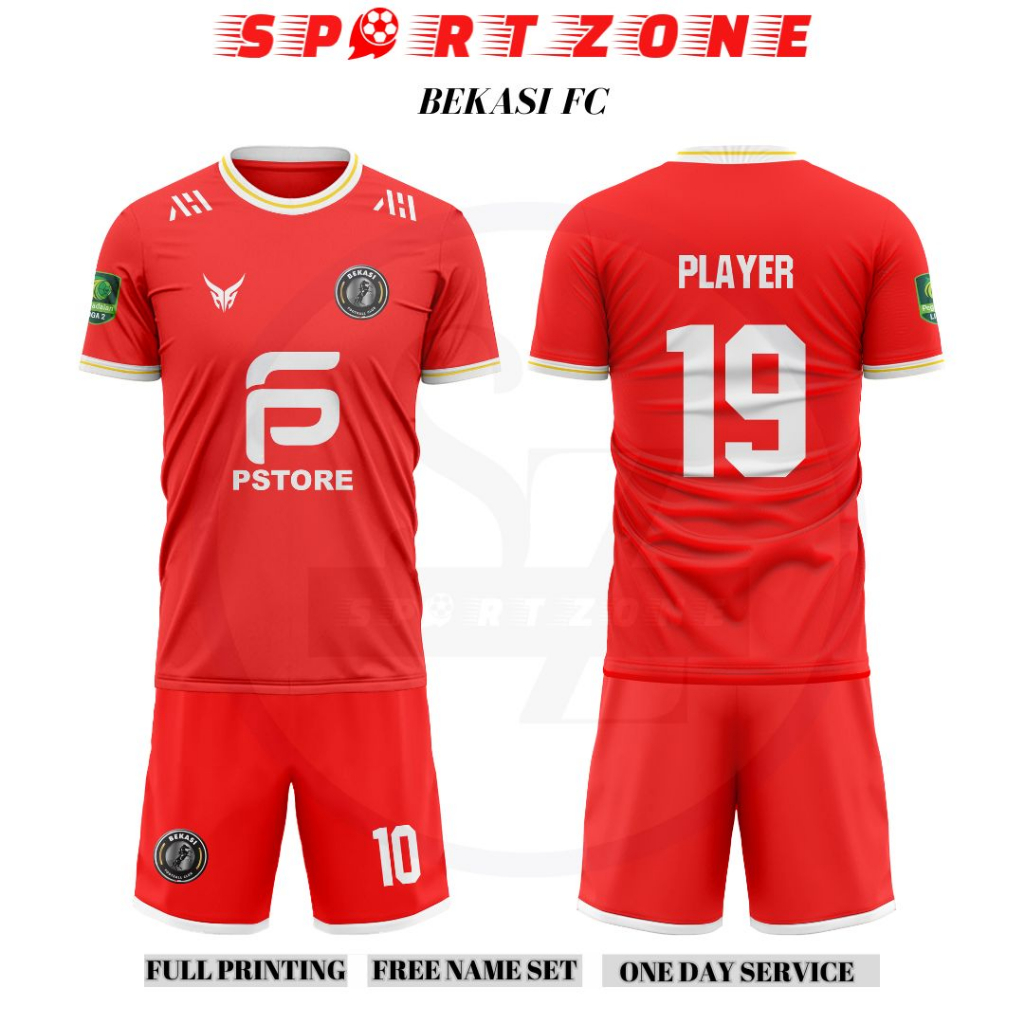 Jersey baju bola BEKASI FC Liga 2 Indonesia 2023 - 2024 premium