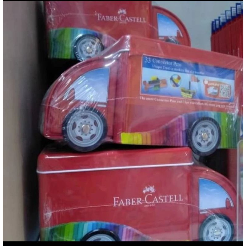 

Spidol Connector Pen Creative Truck Faber Castell 33 warna