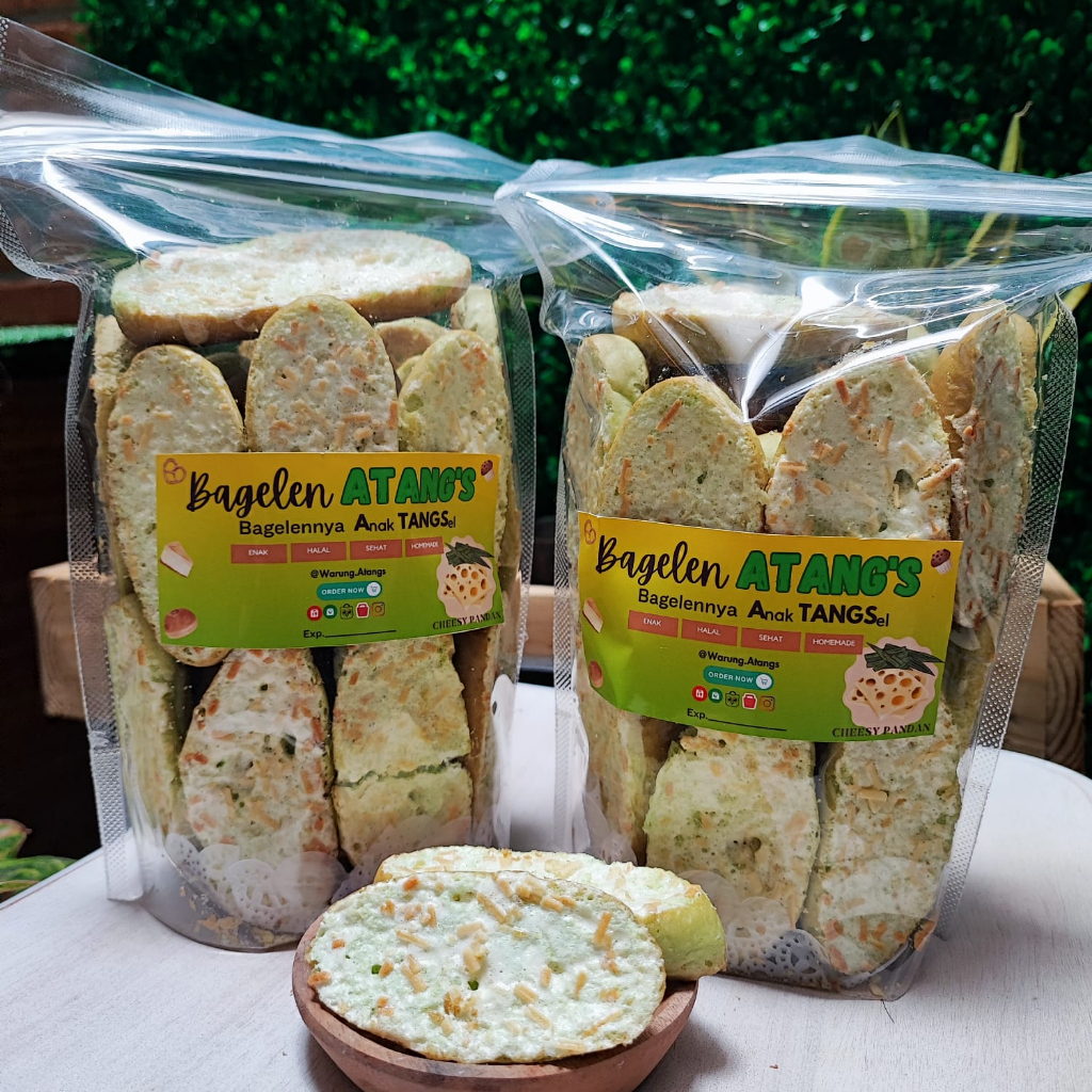 

Bagelen ATANGS – Bagelen Cheesy Pandan – Bagelennya Anak TANGSel