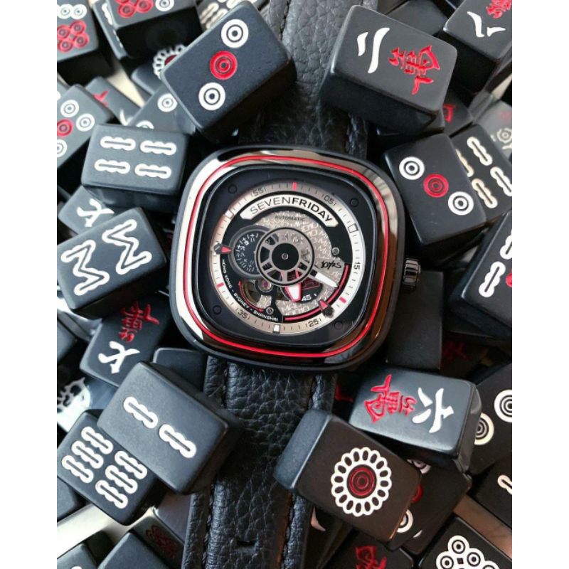 Jam Tangan Pria Merk SevenFriday Seri P1B/10 Automatic Leathers
