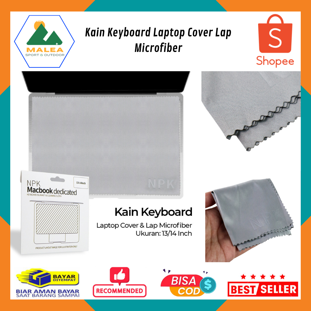 Kain Keyboard Laptop Cover Lap Microfiber / Kain Laptop Microfiber Pelindung Keyboard Anti Debu