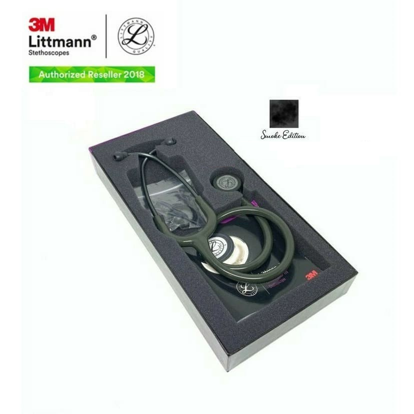 Stetoskop Littmann Classic III Dark Olive Green 5812 Smoke Edition 3M